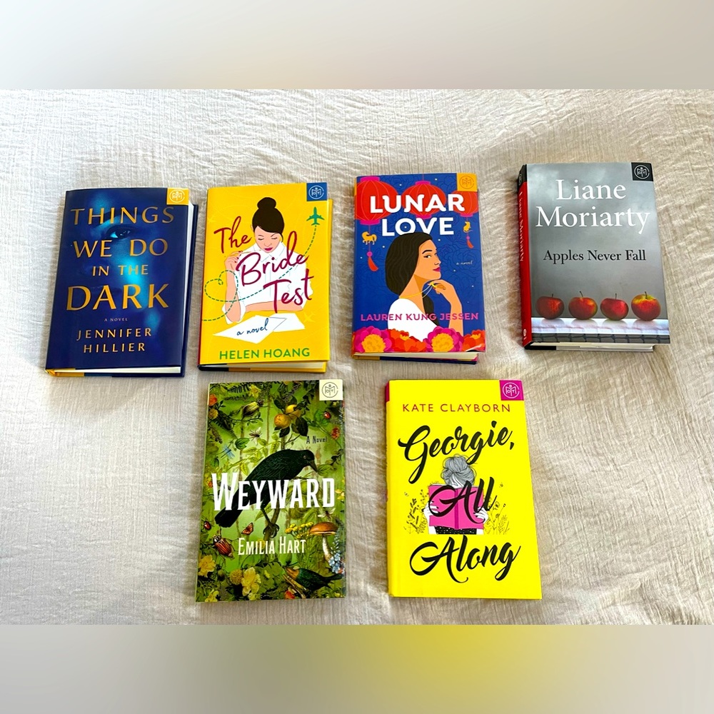 6 BOOK OF THE MONTH BOOKS - just $20!